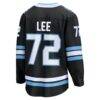 Anders Lee Utah Mammoth Fashion7 Home Breakaway Jersey - Black - Detail View