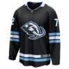 Anders Lee Utah Mammoth Fashion7 Home Breakaway Jersey - Black - Side View