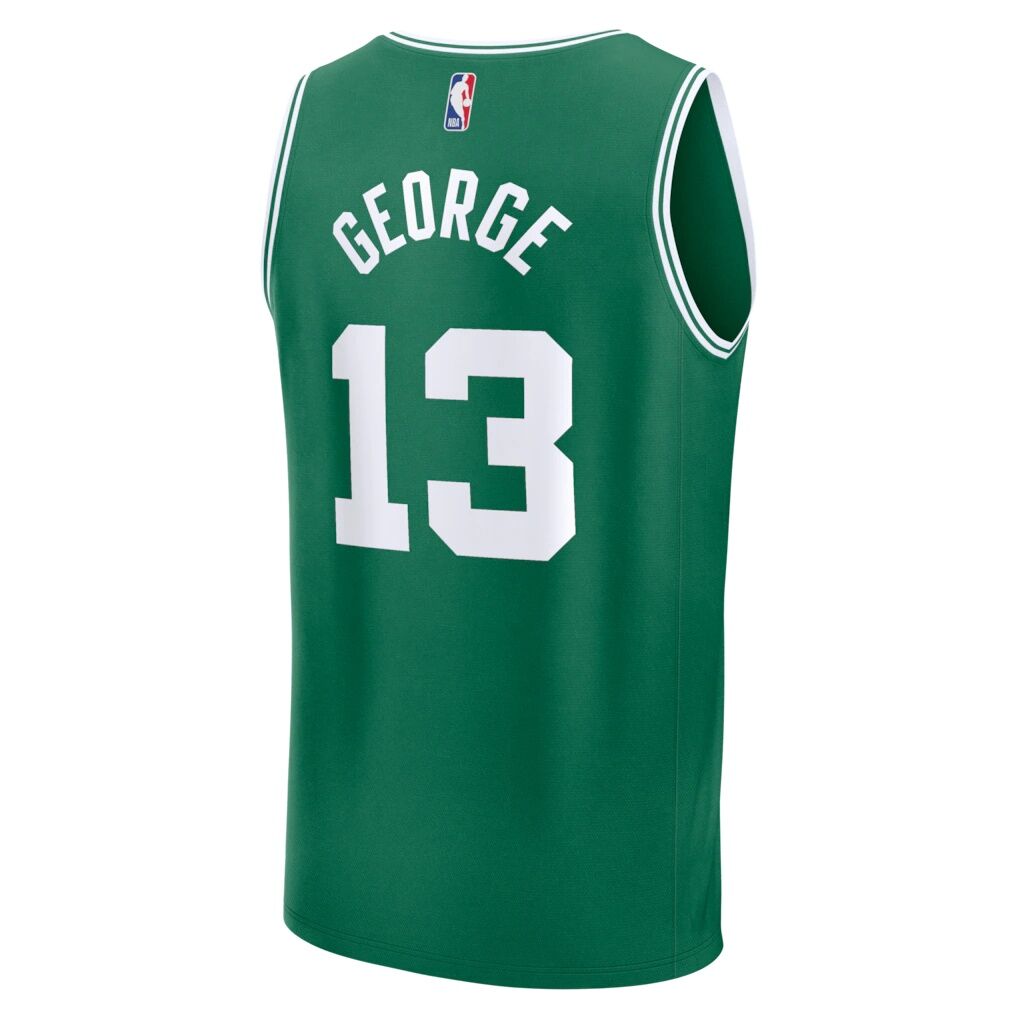 Paul George Boston Celtics Fashion7 Fast Break Replica Jersey - Icon Edition - Kelly Green