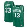 Paul George Boston Celtics Fashion7 Fast Break Replica Jersey - Icon Edition - - Front View