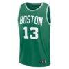Paul George Boston Celtics Fashion7 Fast Break Replica Jersey - Icon Edition - - Side View