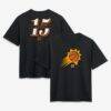 Devin Booker Phoenix Suns Women's In the Paint T-Shirt - Black - Front View