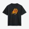 Devin Booker Phoenix Suns Women's In the Paint T-Shirt - Black - Side View