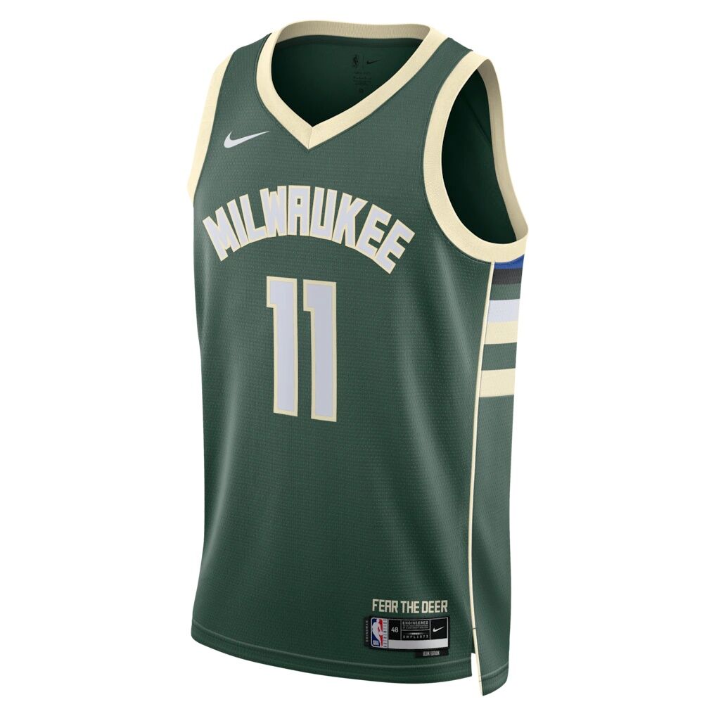 Tyler Herro Milwaukee Bucks Nike Unisex Swingman Jersey - Icon Edition - Hunter Green