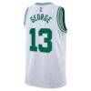 Paul George Boston Celtics Nike Unisex Swingman Jersey - White - Detail View