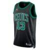 Paul George Boston Celtics Jordan Brand Unisex Swingman Jersey - Black - Side View