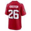 CJ Henderson Atlanta Falcons Nike Team Game Jersey - Red - Detail View