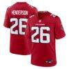 CJ Henderson Atlanta Falcons Nike Team Game Jersey - Red - Front View