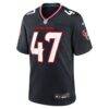 Louis Hansen Houston Texans Nike Team Game Jersey - Navy - Alt1