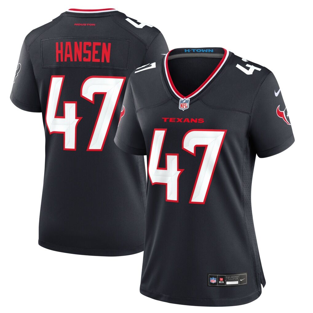 Louis Hansen Houston Texans Nike Women's Team Game Jersey