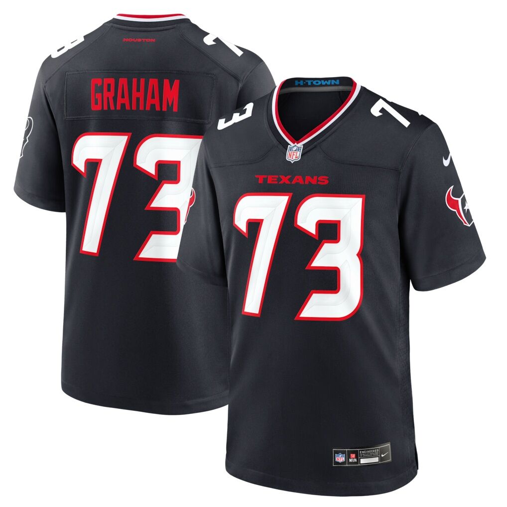 Derrick Graham Houston Texans Nike Team Game Jersey