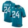Chris Rodriguez Jr. Jacksonville Jaguars Nike Team Game Jersey - Teal - Front View