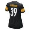 Malik Harrison Pittsburgh Steelers Nike Women's Team Game Jersey - Black - Alt2