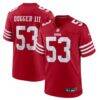 Jaden Dugger San Francisco 49ers Nike Team Game Jersey - - Front View