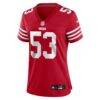 Jaden Dugger San Francisco 49ers Nike Women's Team Game Jersey - - Alt1