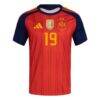 Lamine Yamal Spain National Team adidas 2026 FIFA World Cup Champions Replica Jersey - Red - Side View