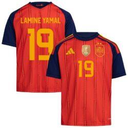 Lamine Yamal Spain National Team adidas Youth 2026 FIFA World Cup Champions Replica Jersey