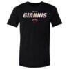 Giannis Antetokounmpo Miami Heat 500 Level T-Shirt - Black - Front View