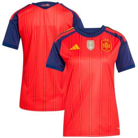 Spain National Team adidas Women's 2026 FIFA World Cup Champions Replica Jersey