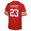 Christian McCaffrey San Francisco 49ers Nike Youth 80th Anniversary Game Jersey - - Detail View