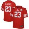 Christian McCaffrey San Francisco 49ers Nike Youth 80th Anniversary Game Jersey - - Front View