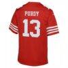 Brock Purdy San Francisco 49ers Nike Youth 80th Anniversary Game Jersey - - Detail View