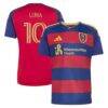 Diego Luna Real Salt Lake adidas 2026 The Switchback Replica Jersey - Red - Front View