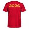 Spain National Team 1863FC 2026 Champions T-Shirt - Red - Detail View