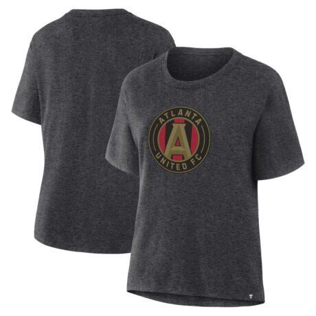 Atlanta United FC Women's Essential T-Shirt - Charcoal - Front View