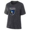 San Jose Earthquakes Women's Essential T-Shirt - Charcoal - Side View