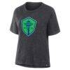 Seattle Sounders FC Women's Essential T-Shirt - Charcoal - Side View