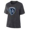 Sporting Kansas City Women's Essential T-Shirt - Charcoal - Side View