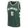Tyler Herro Milwaukee Bucks Fashion7 Youth Fast Break Replica Jersey - Hunter Green - - Side View