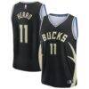 Tyler Herro Milwaukee Bucks Fashion7 Youth Fast Break Replica Jersey - Black - - Front View
