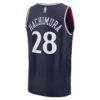 Rui Hachimura LA Clippers Fashion7 Youth Fast Break Replica Jersey - Navy - - Detail View