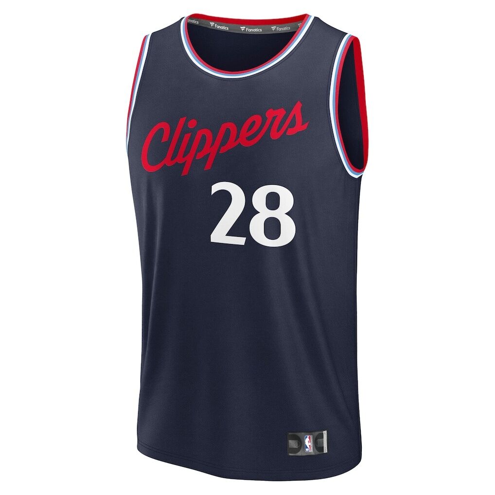 Rui Hachimura LA Clippers Fashion7 Youth Fast Break Replica Jersey - Navy - Icon Edition