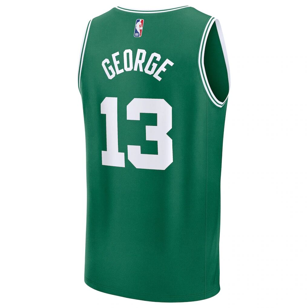 Paul George Boston Celtics Fashion7 Youth Fast Break Replica Jersey - Kelly Green - Icon Edition