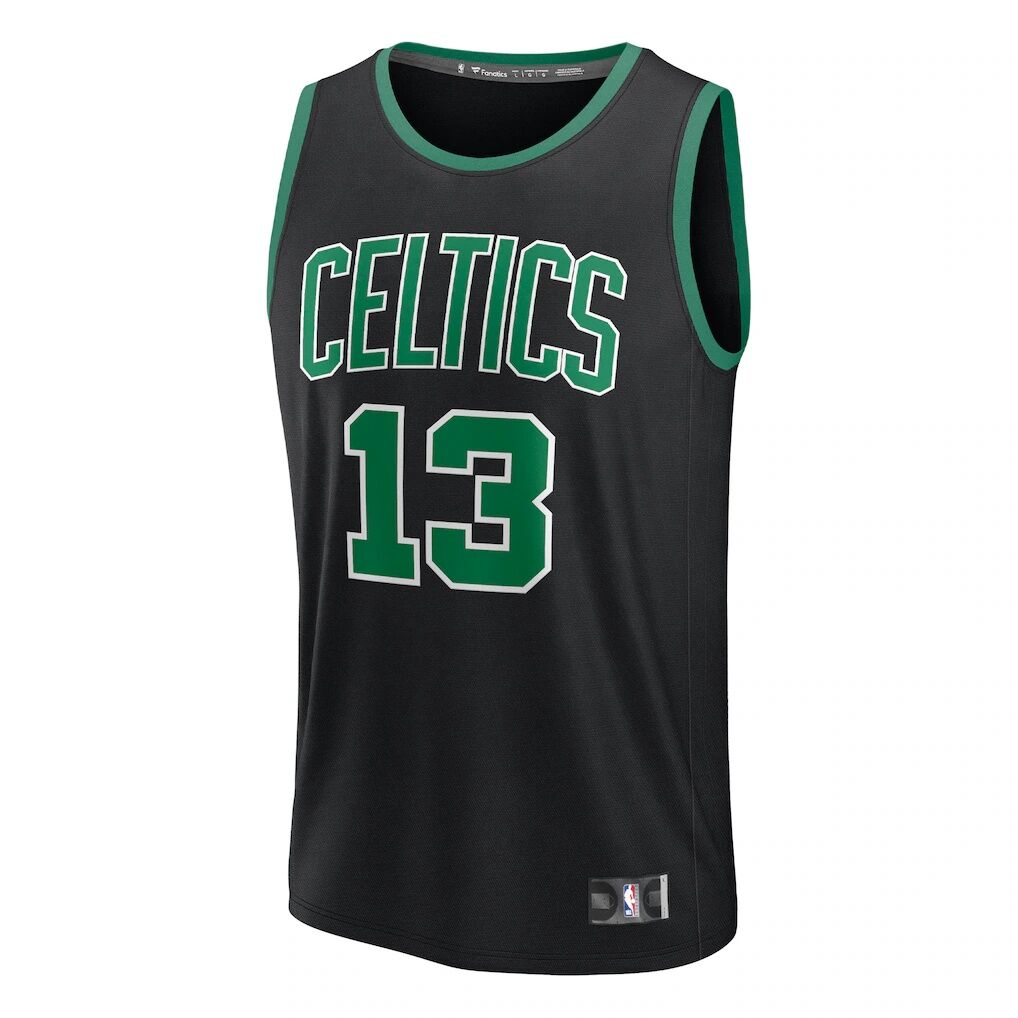 Paul George Boston Celtics Fashion7 Youth Fast Break Replica Jersey - Black - Statement Edition