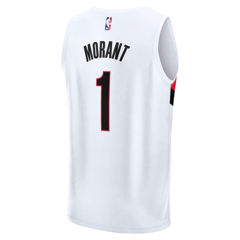 Ja Morant Portland Trail Blazers Fashion7 Youth Fast Break Replica Jersey - White - Association Edition
