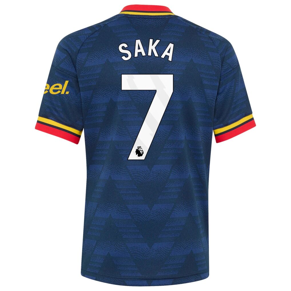 Bukayo Saka Arsenal adidas Youth 2026/27 Away Replica Jersey