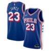 LeBron James Philadelphia 76ers Nike Unisex Swingman Jersey - Icon Edition - - Front View