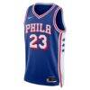 LeBron James Philadelphia 76ers Nike Unisex Swingman Jersey - Icon Edition - - Side View