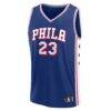 LeBron James Philadelphia 76ers Fashion7 Fast Break Jersey - Icon Edition - - Side View