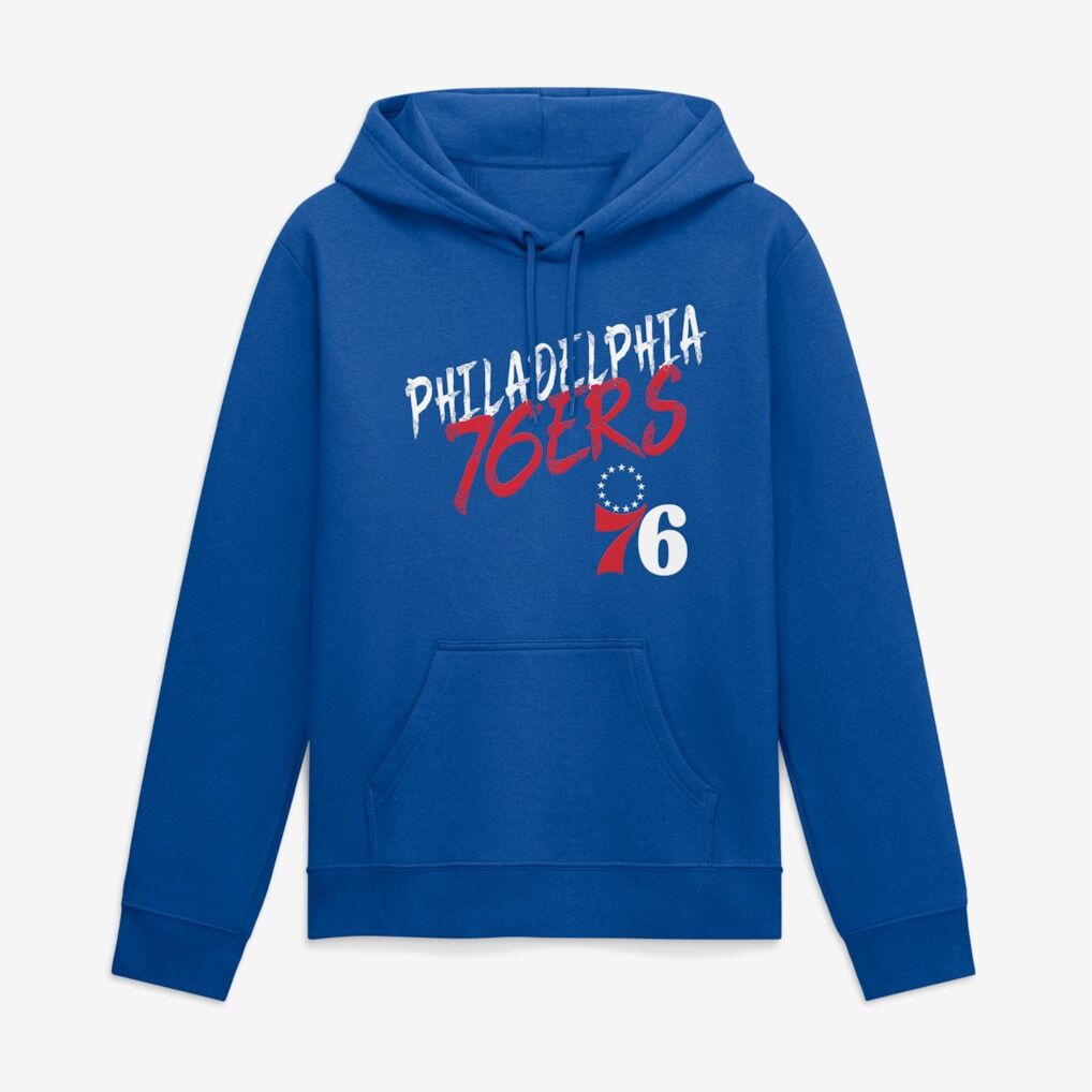 LeBron James Philadelphia 76ers Hustle Name & Number Hoodie - Royal