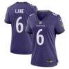 Ja'Kobi Lane Baltimore Ravens Nike Women's Team Game Jersey - Purple - Front View