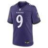 Zion Young Baltimore Ravens Nike Team Game Jersey - Purple - Side View