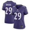 Chandler Rivers Baltimore Ravens Nike Women's Team Game Jersey - Purple - Front View