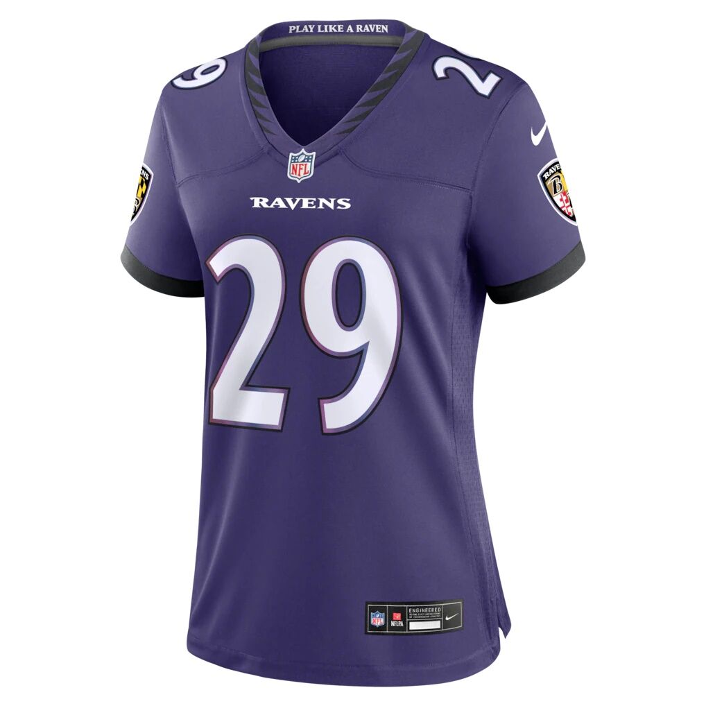 Chandler Rivers Baltimore Ravens Nike Women's Team Game Jersey