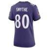 Durham Smythe Baltimore Ravens Nike Women's Team Game Jersey - Purple - Detail View