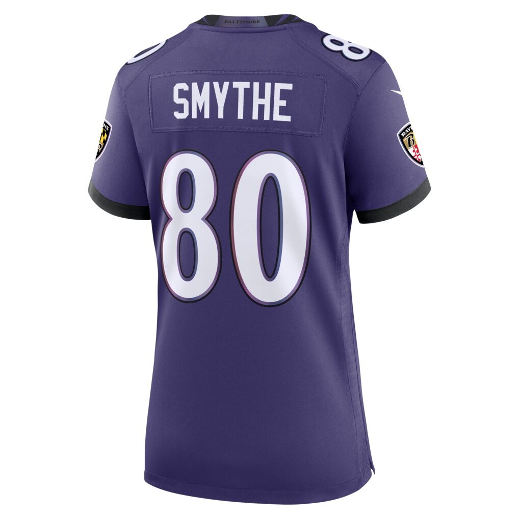 Durham Smythe Baltimore Ravens Nike Women's Team Game Jersey
